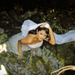 beauty bridal cenote trash the dress cozumel photography