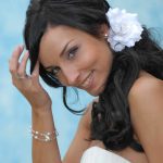 beauty bridal photography wedding day in cozumel