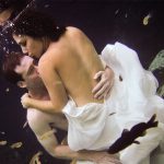 under water trash the dress couple cozumel photography